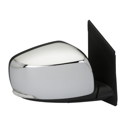 Door Mirror Assembly Right w/Blind Spot Detection w/o Dimming Chrome for Chrysler Town & Country Dodge Grand Caravan