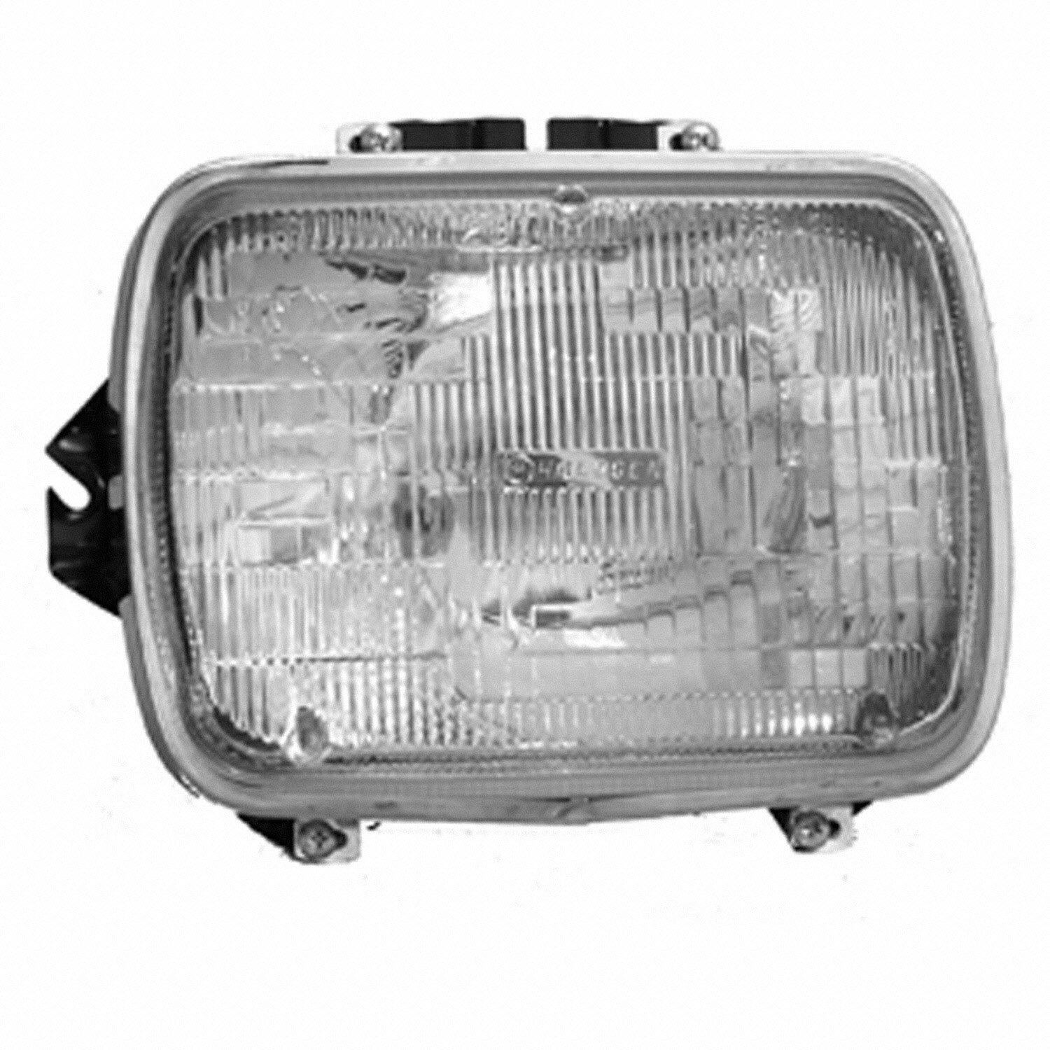 Headlight Assembly Left w/Quad Lamps Low Beam Includes Housing/Rim/Sealed Beam Sealed Beam for Jeep Comanche Wagoneer Wrangler Cherokee