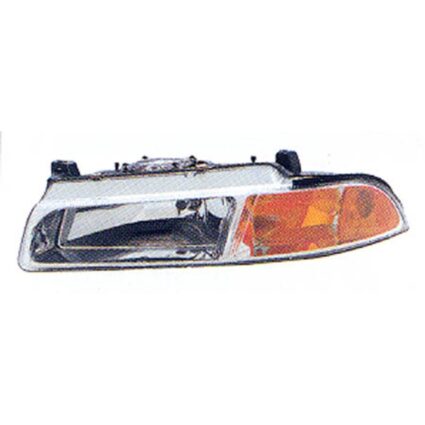 Headlight Assembly Composite Left Improved Beam Pattern for Chrysler Cirrus Dodge Stratus Plymouth Breeze