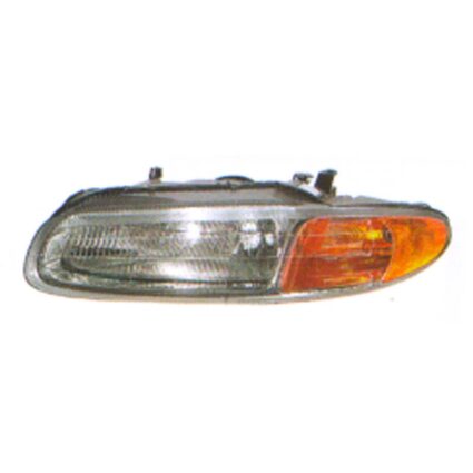 Headlight Assembly Composite Left for Chrysler Sebring Convertible 1996–2000
