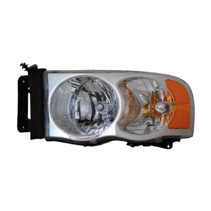 Headlight Assembly Composite Left Includes Park/Signal/Marker Lamps Late Design CAPA for Dodge Ram 1500 Ram 2500 Ram 3500
