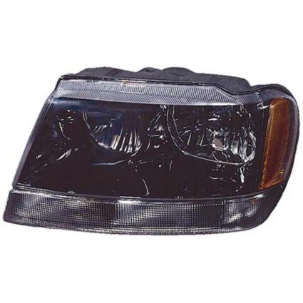 Headlight Assembly Composite Left w/o Headlamp Leveling From 1-02 for Jeep Grand Cherokee Laredo Sport 2002–2004