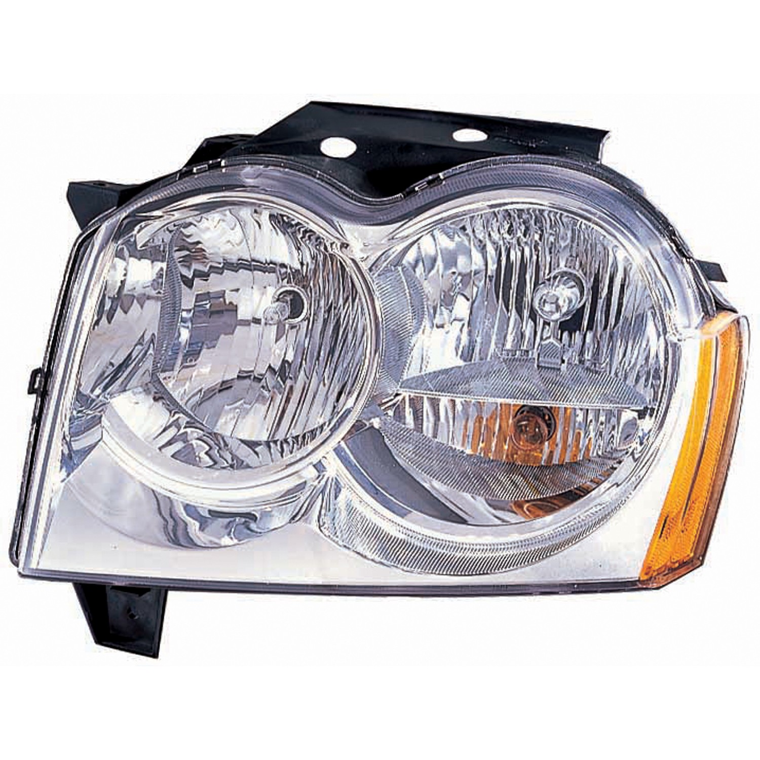 Headlight Assembly Composite Left w/o Bulbs or Sockets CAPA for Jeep Grand Cherokee 2005–2007