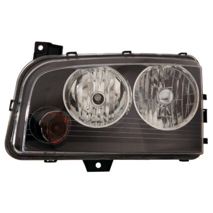 Headlight Assembly Composite Left Halogen CAPA for Dodge Charger 2008–2010