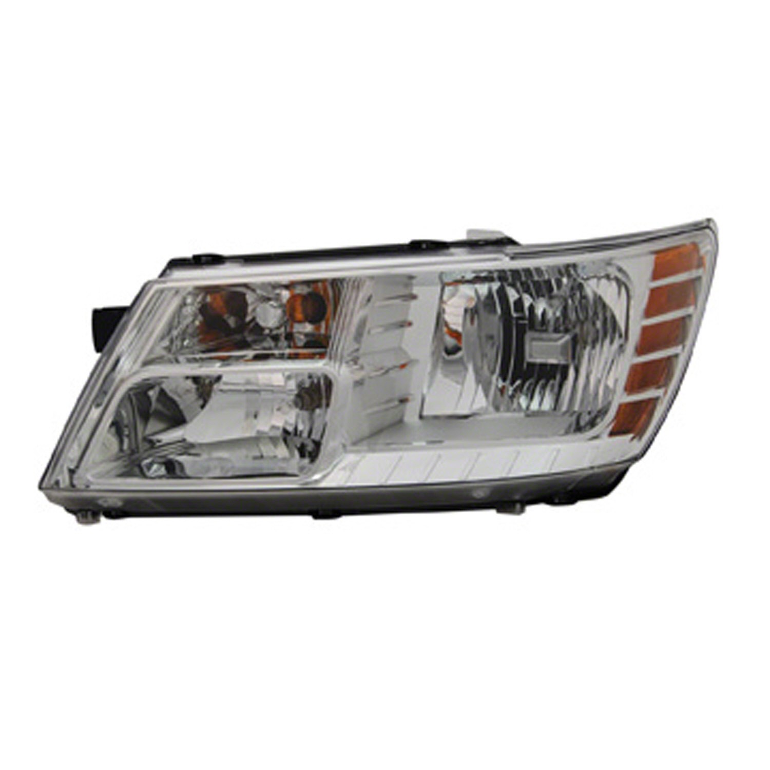 Headlight Assembly Composite Left Chrome Trim for Dodge Journey 2009–2020
