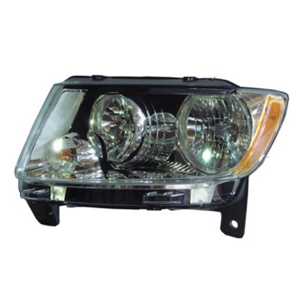 Headlight Assembly Composite Left Halogen for Jeep Grand Cherokee 2011–2013