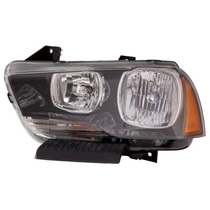 Headlight Assembly Composite Left Halogen CAPA for Dodge Charger 2011–2014