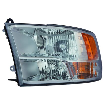 Headlight Assembly Composite Left w/o Dual Rear Wheels w/o Quad Lamps CAPA for Dodge Ram 2500 Ram 3500 Ram 1500 Ram 1500 2500 3500