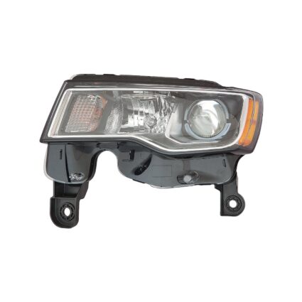 Headlight Assembly Composite Left Standard Type Chrome for Jeep Grand Cherokee Grand Cherokee WK