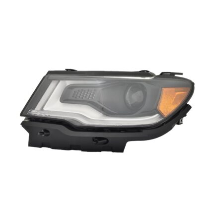 Headlight Assembly Composite Left NEW HID w/LED Daytime Running Lamps for Jeep Compass 2019–2021