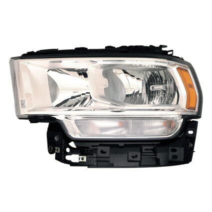 Headlight Assembly Composite Left Halogen Chrome Bezel for Ram 2500 5500 4500 3500