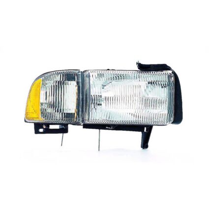 Headlight Assembly Composite Right w/o Sport Pkg Includes Park/Signal/Marker Lamps for Dodge Ram 2500 Ram 1500 Ram 3500