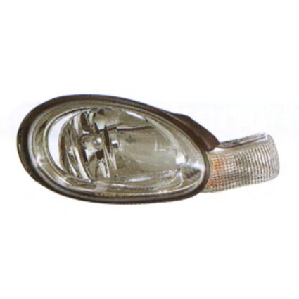 Headlight Assembly Composite Right w/o Black Bezel for Dodge Neon 2000–2005