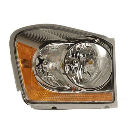 Headlight Assembly Composite Right w/Integrated Marker Lamp for Dodge Durango 2004–2005