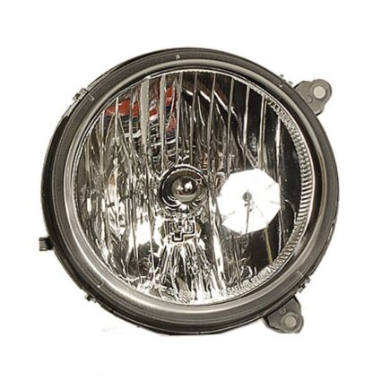 Headlight Assembly Composite Right w/o Socket or Bulb for Jeep Liberty 2005–2007