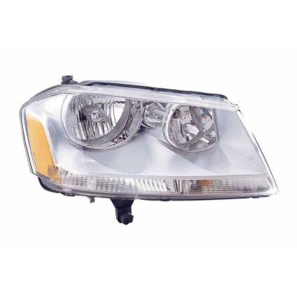 Headlight Assembly Composite Right CAPA for Dodge Avenger SXT SE 2008–2014