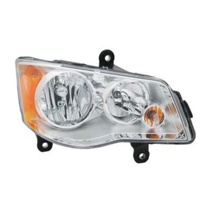 Headlight Assembly Composite Right Halogen CAPA for Chrysler Town & Country Dodge Grand Caravan