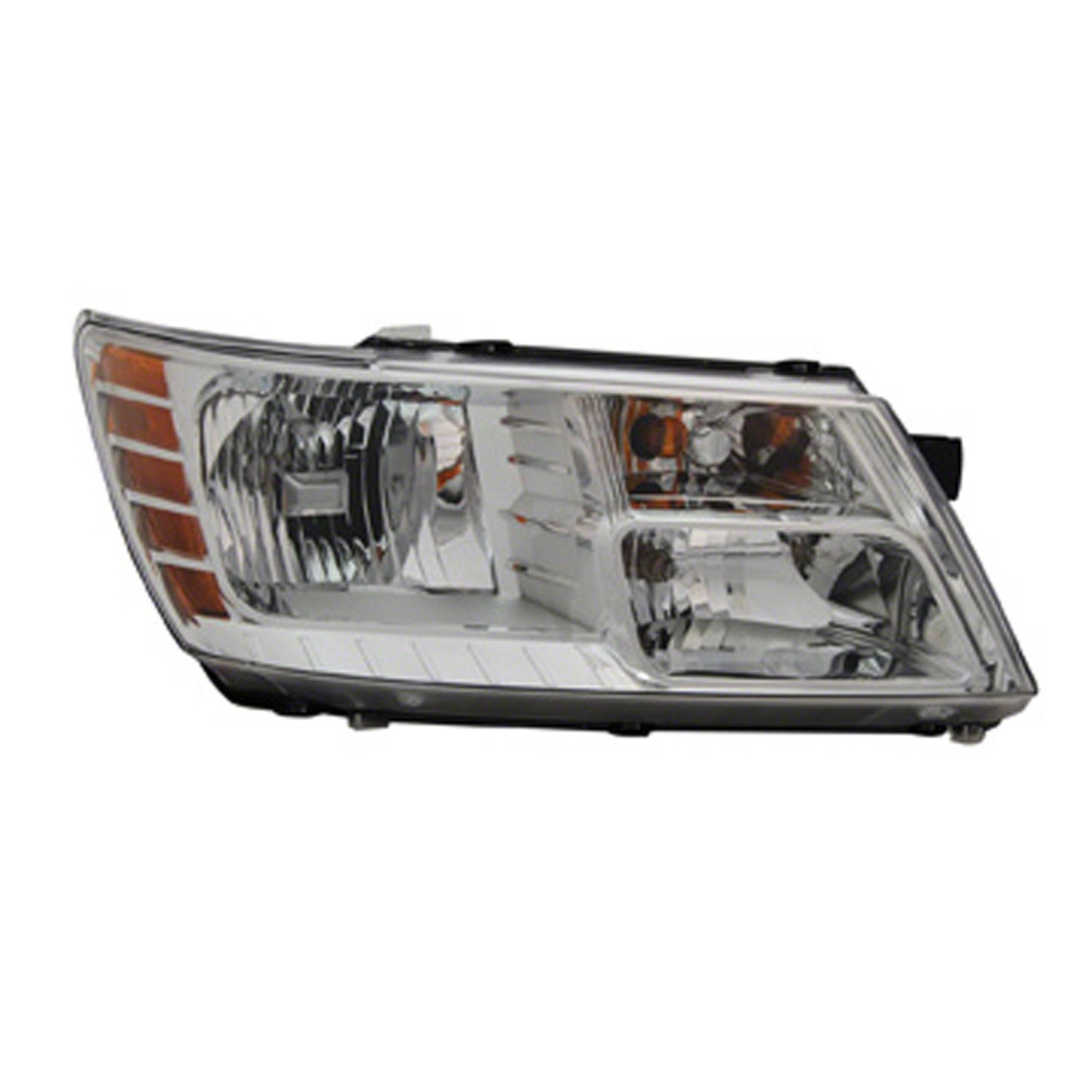 Headlight Assembly Composite Right Chrome Trim for Dodge Journey 2009–2020
