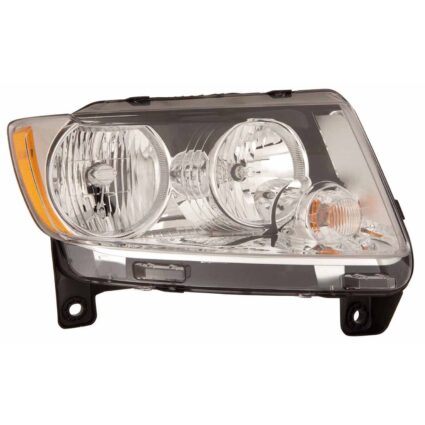 Headlight Assembly Composite Right Halogen CAPA for Jeep Grand Cherokee 2011–2013