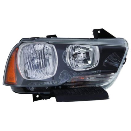 Headlight Assembly Composite Right Halogen CAPA for Dodge Charger 2011–2014
