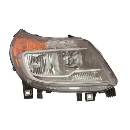 Headlight Assembly Composite Right w/Daytime Running Lamps CAPA for Ram ProMaster 1500 ProMaster 2500 ProMaster 3500