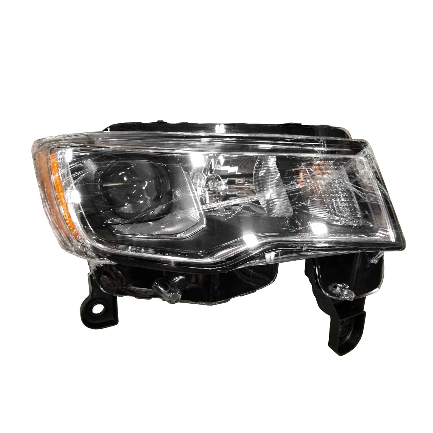 Headlight Assembly Composite Right Standard Type Chrome for Jeep Grand Cherokee Grand Cherokee WK