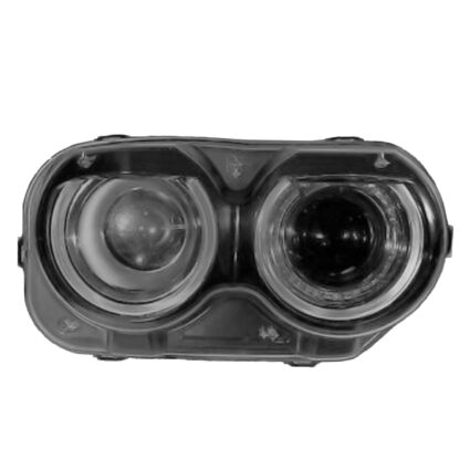 Headlight Assembly Composite Right Halogen w/Illumination w/Air Ducts CAPA for Dodge Challenger 2017–2023
