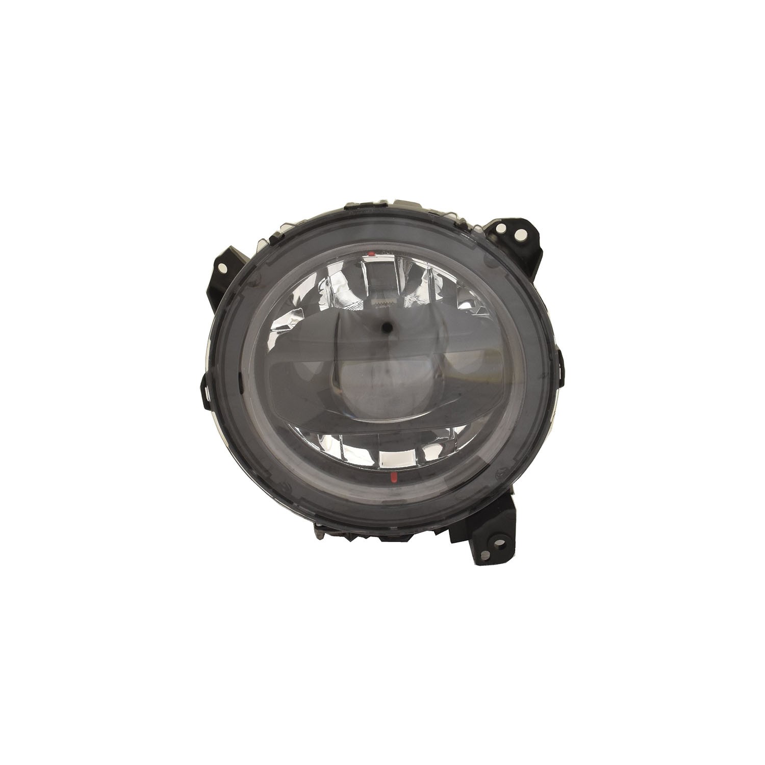 Headlight Assembly Composite Right LED Reflector Headlamps Black Bezel for Jeep Gladiator Wrangler