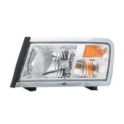 Headlight Lens Housing Left w/o Black Bezel CAPA for Dodge Dakota Ram Dakota