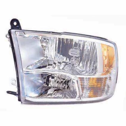 Headlight Lens Housing Left w/Quad Lamps for Dodge Ram 1500 Ram 2500 Ram 3500 Ram 1500 2500 3500