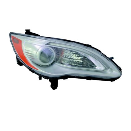 Headlight Lens Housing Right CAPA for Chrysler 200 Sedan Convertible LX Limited Touring 2011–2014