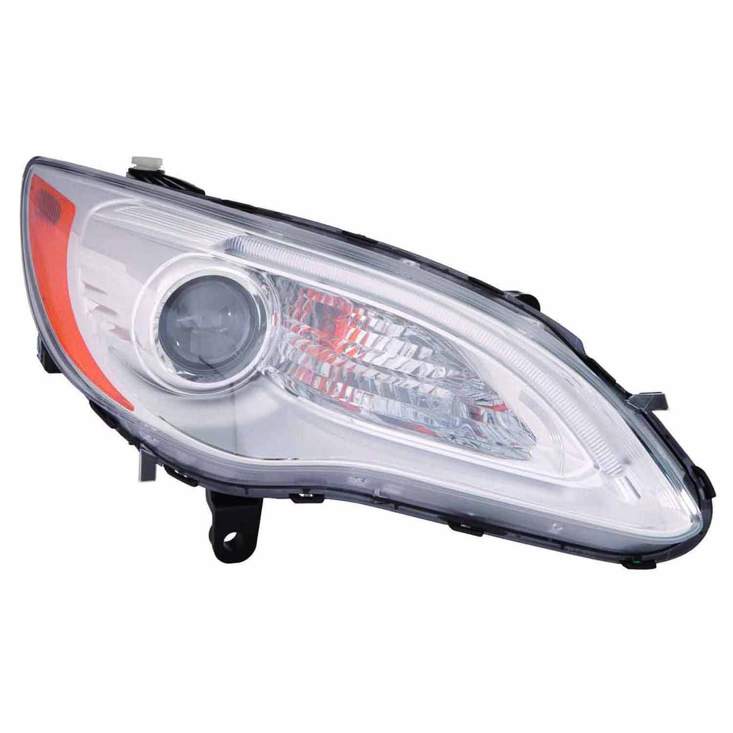Headlight Lens Housing Right for Chrysler 200 Sedan Convertible LX Limited Touring 2011–2014