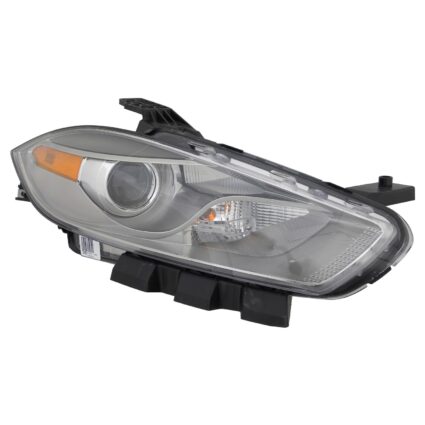 Headlight Lens Housing Right Xenon Chrome Trim for Dodge Dart 2013–2016