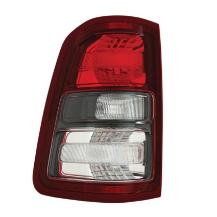 Tail Light Assembly Left Halogen Black Bezel for Ram 1500 2019–2024