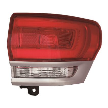 Tail Light Assembly Right Outer w/Platinum Insert CAPA for Jeep Grand Cherokee Grand Cherokee WK