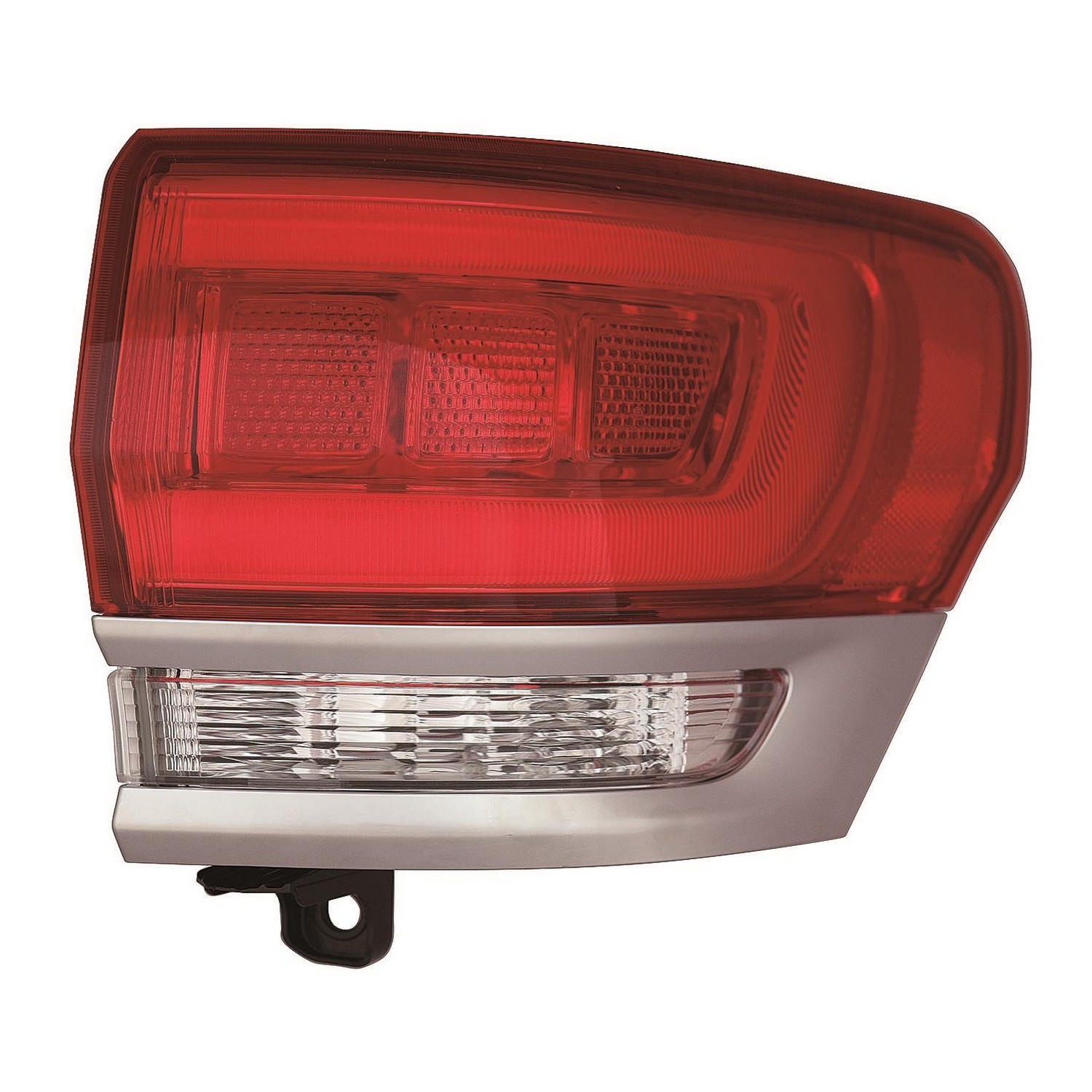 Tail Light Assembly Right Outer w/Platinum Insert CAPA for Jeep Grand Cherokee Grand Cherokee WK