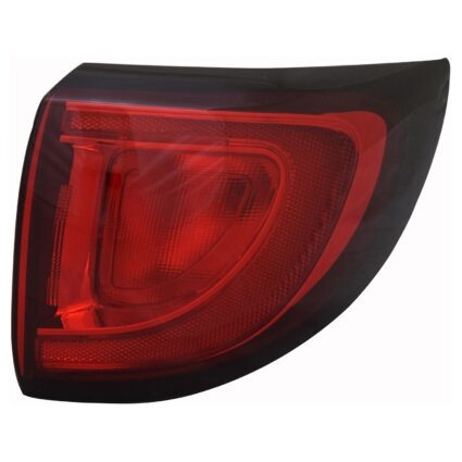 Tail Light Assembly Right Outer Bulb Type CAPA for Chrysler Pacifica Voyager Grand Caravan