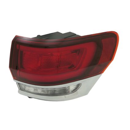 Tail Light Assembly Right Outer Chrome Trim CAPA for Jeep Grand Cherokee WK Grand Cherokee