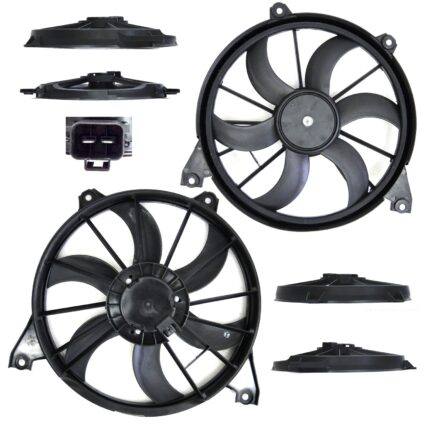 Engine Cooling Fan Assembly Front 2 Zone Temp Ctrl for Dodge Journey 2009–2020