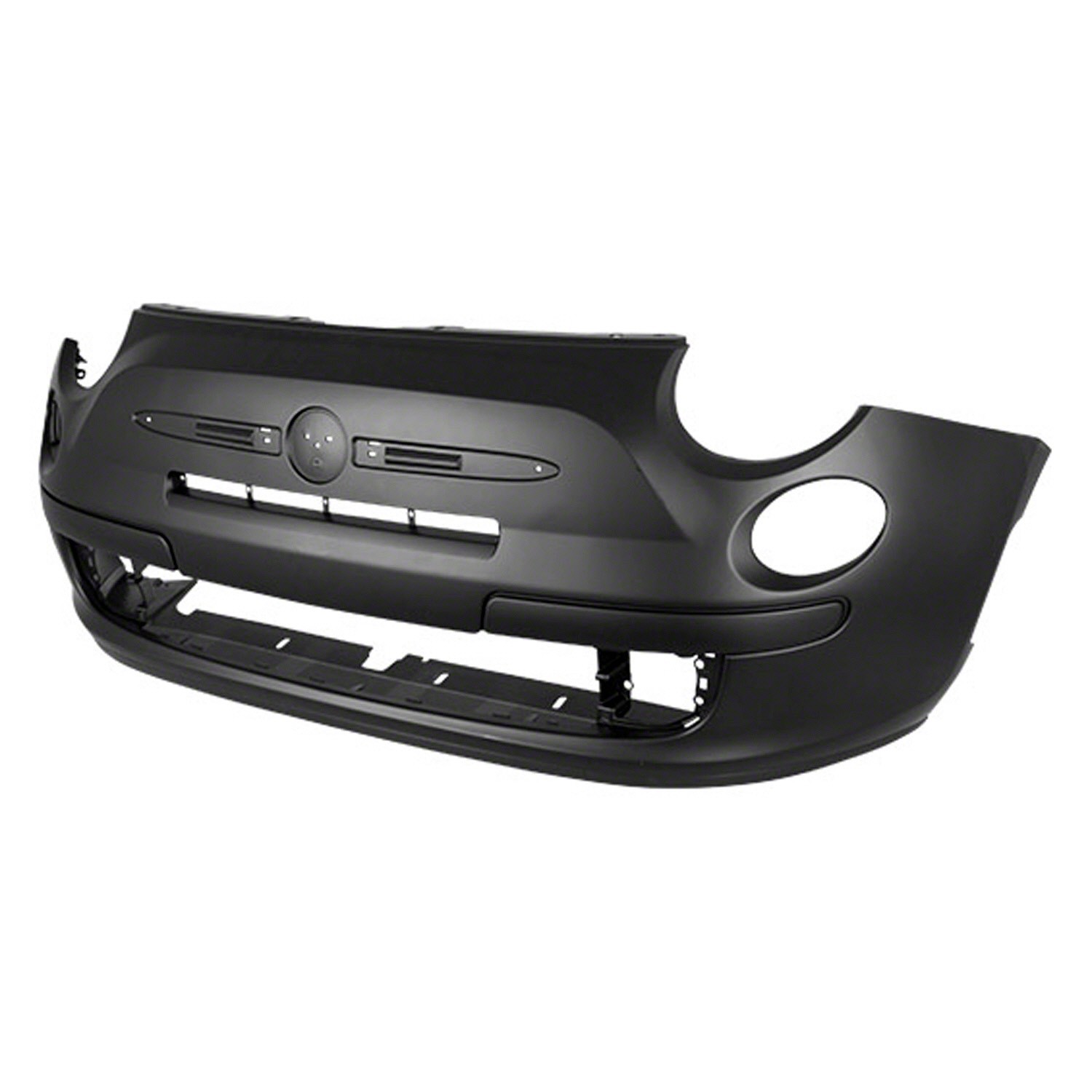 Bumper Cover Front w/o Fog Lamps Primed CAPA for Fiat 500 2012–2017