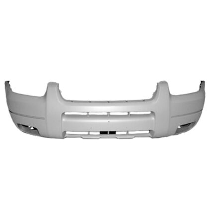 Bumper Cover Front w/Fog Lamps w/o Lip Molding Holes Dark Gray PLATINUM for Ford Escape 2001–2004