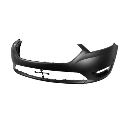 Bumper Cover Front w/Park Assist System Primed CAPA for Ford Taurus 2013–2019