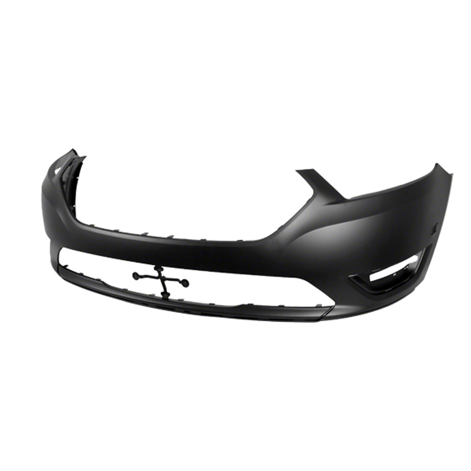 Bumper Cover Front w/Park Assist System Primed CAPA for Ford Taurus 2013–2019
