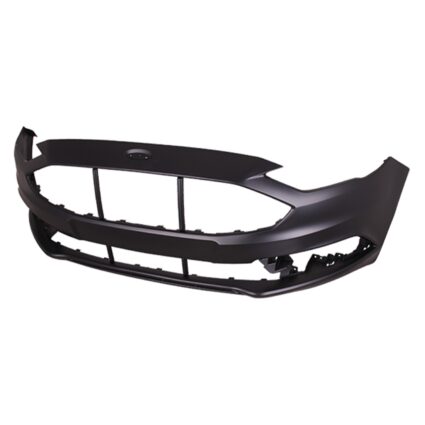 Bumper Cover Front w/o Tow Hook w/o Active Park Assist Primed CAPA for Ford Fusion S Titanium SE Titanium Hybrid 2017–2018