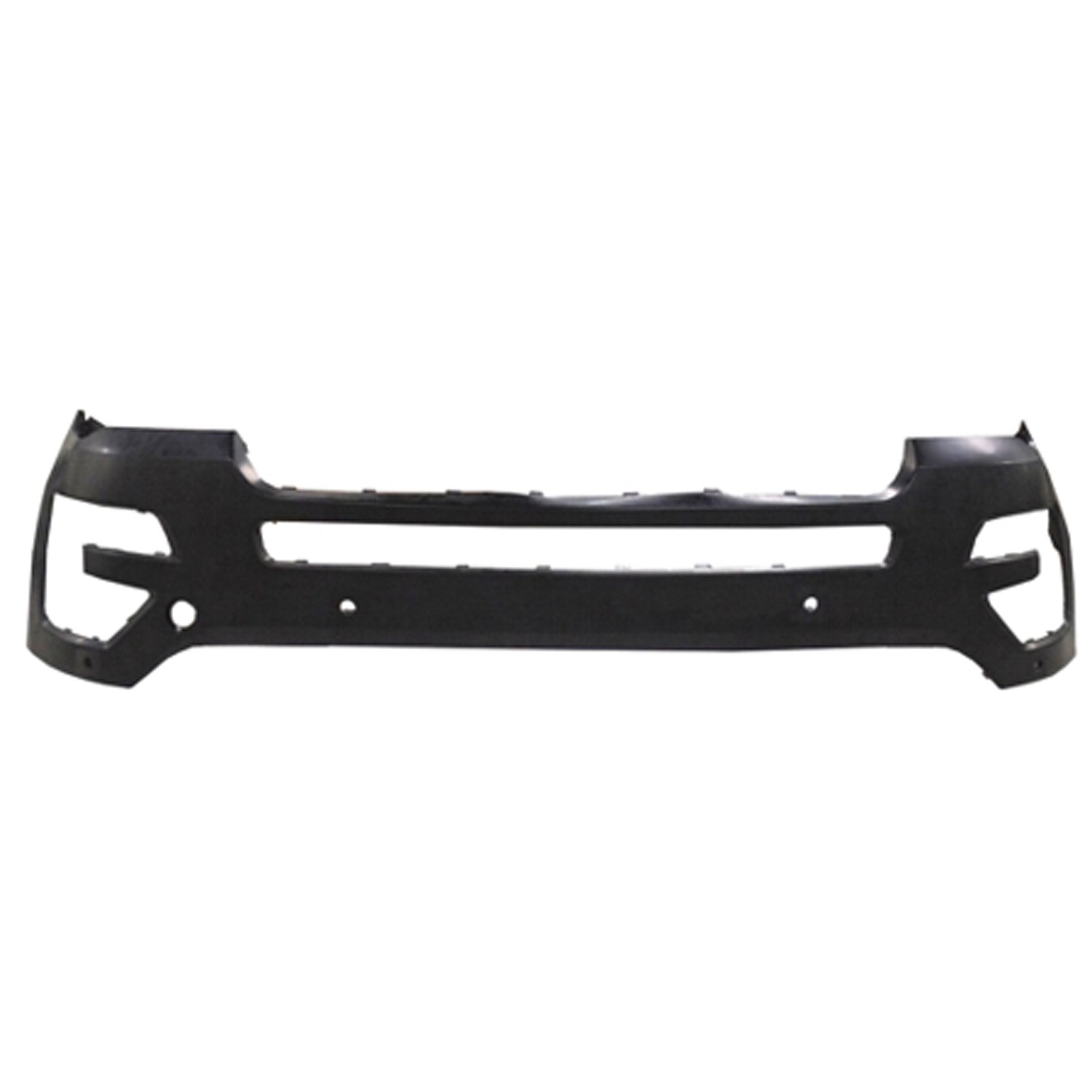 Bumper Cover Front w/o Active Park Assist w/o Camera w/Parking Aid w/Tow Hook Primed for Ford Explorer 2016–2017