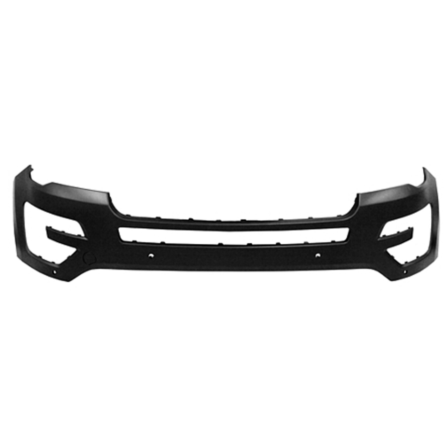 Bumper Cover Front w/o Active Park Assist w/o Camera w/Parking Aid w/Tow Hook Primed CAPA for Ford Explorer 2016–2017