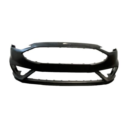 Bumper Cover Front Sport Styling w/o Parallel Park Assist Primed CAPA for Ford Fusion Sport S SE SEL Titanium 2017–2020