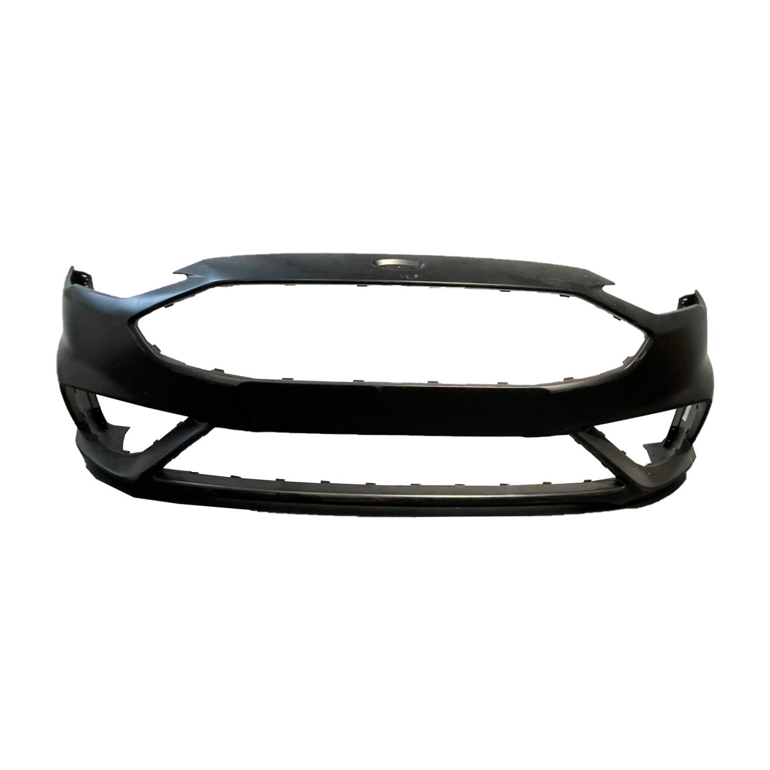 Bumper Cover Front Sport Styling w/o Parallel Park Assist Primed CAPA for Ford Fusion Sport S SE SEL Titanium 2017–2020