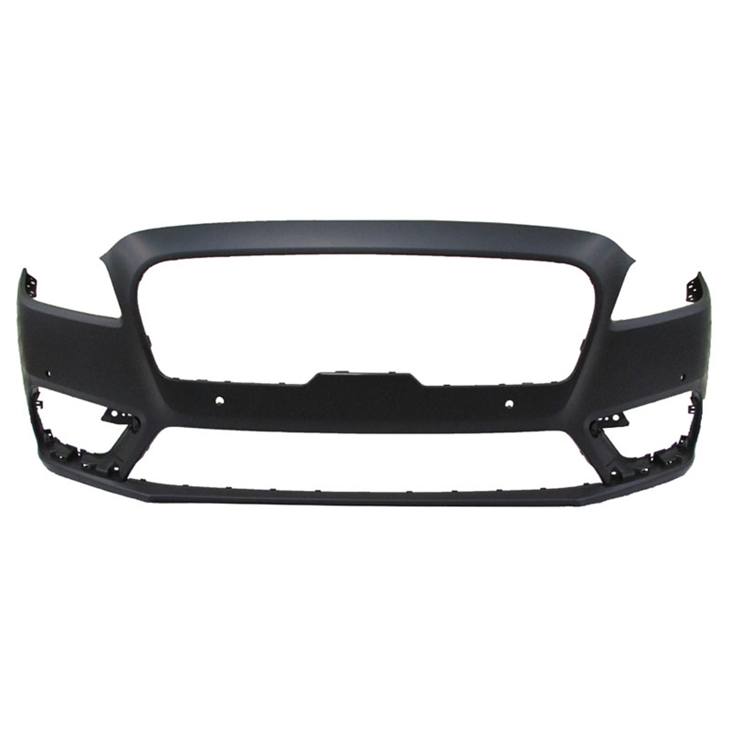Bumper Cover Front w/o Tow Hook w/Active Park Assist Primed CAPA for Lincoln Continental 2017–2020