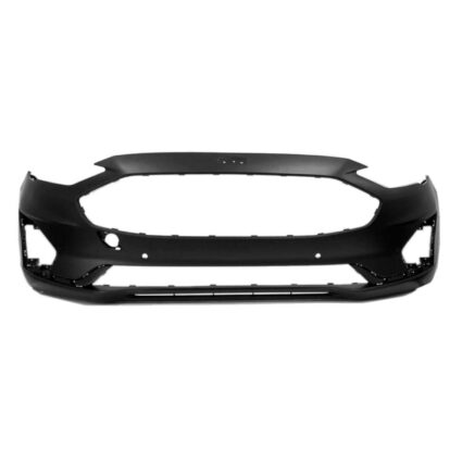 Bumper Cover Front w/Parallel Park Assist w/Front Tow Hook Primed CAPA for Ford Fusion S Titanium Energi Titanium Energi SEL SE SEL SE Hybrid Titanium Hybrid SE LUX Hybrid SEL Hybrid 2019